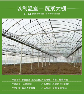 以利農業 專業化設計與一站式服務，打造高效智能的花卉養殖大棚與連棟玻璃溫室